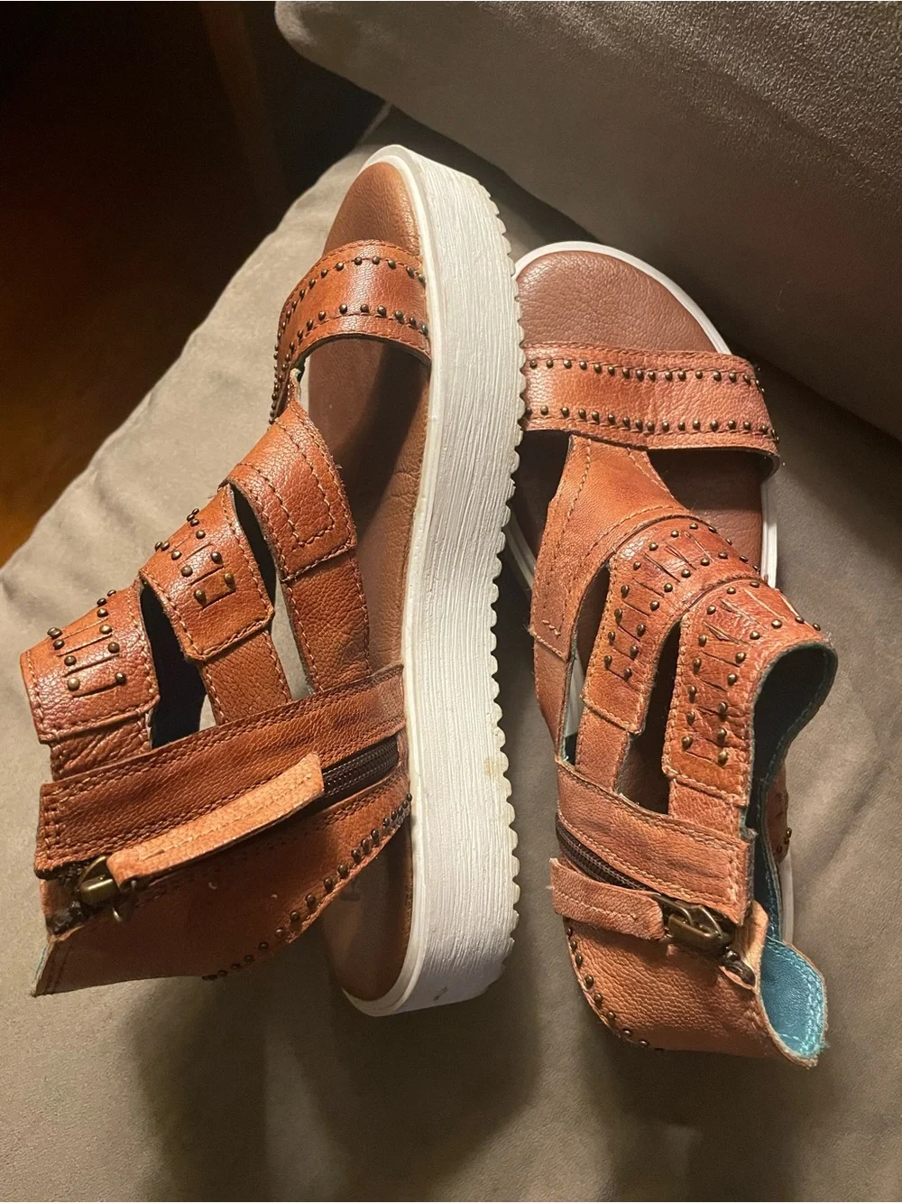 Bed Stu Roan Leather Sandals